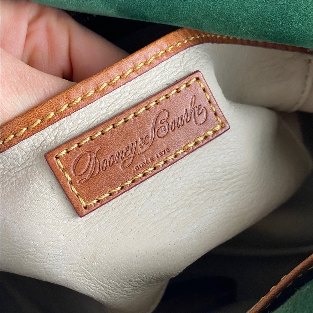 Dooney & Bourke FLORENTINE Hobo Handbag -LIBBY LEATHER INTERIOR Natural Brown - Picture 11 of 12